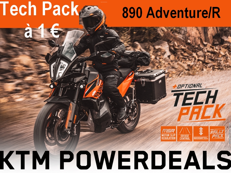 Tech Pack KTM 890 Adventure/R à 1€ jusqu'au 30 juin 2022