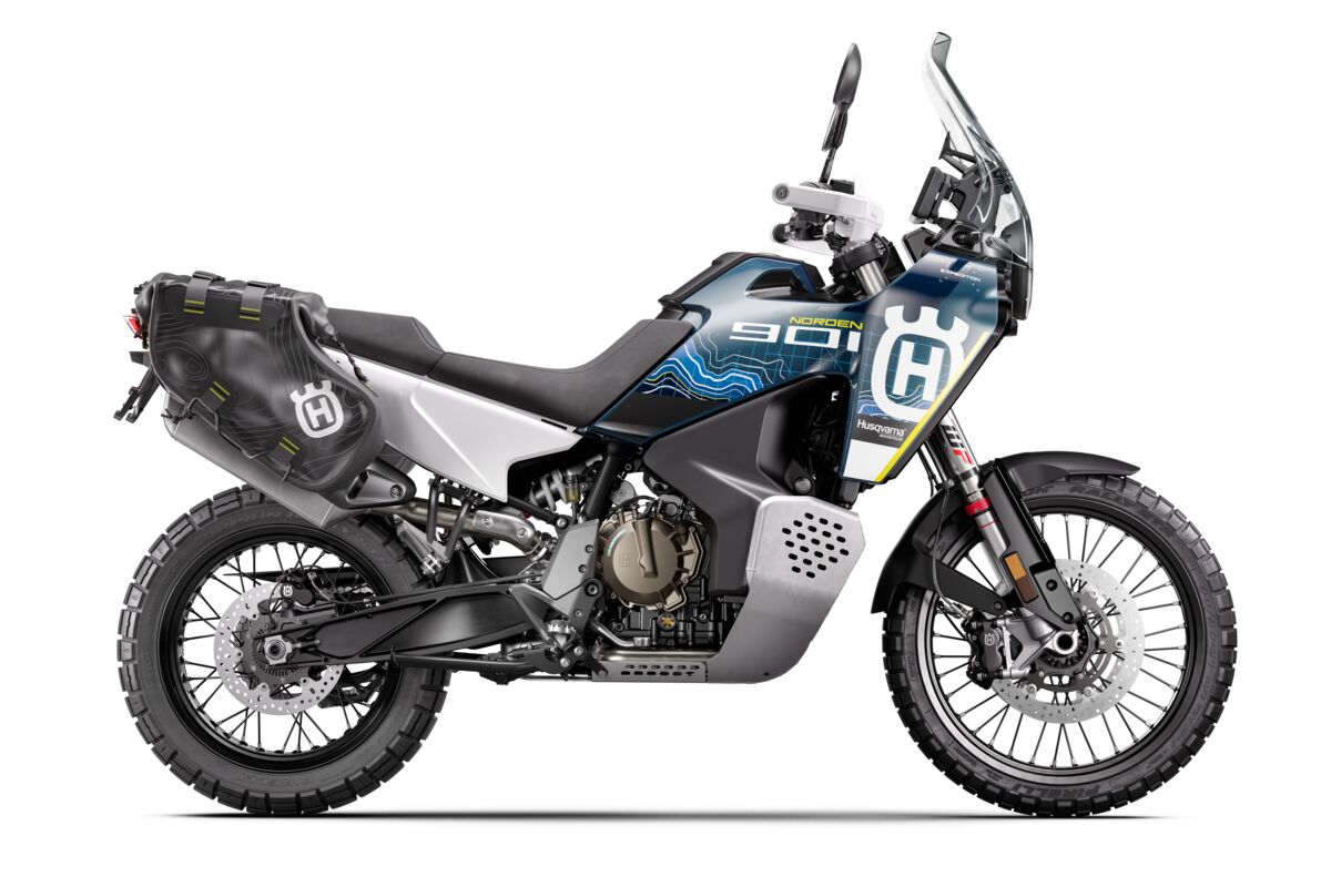 LOCATION HUSQVARNA 901 NORDEN EXPEDITION TRAIL BAGAGERIE OFF ROAD TOUT TERRAIN PACA