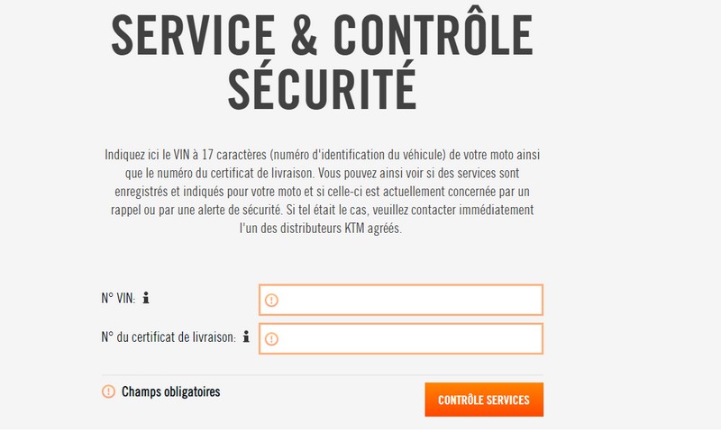 e-suivi services et entretiens moto ktm