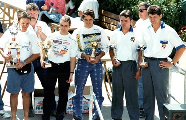 Hervé pilote moto podium