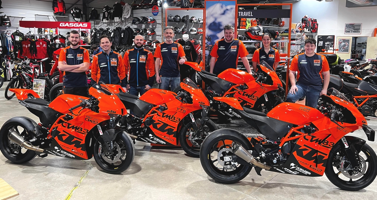 Compte-tours motos Six-fours Var CTM 83 distributeur KTM