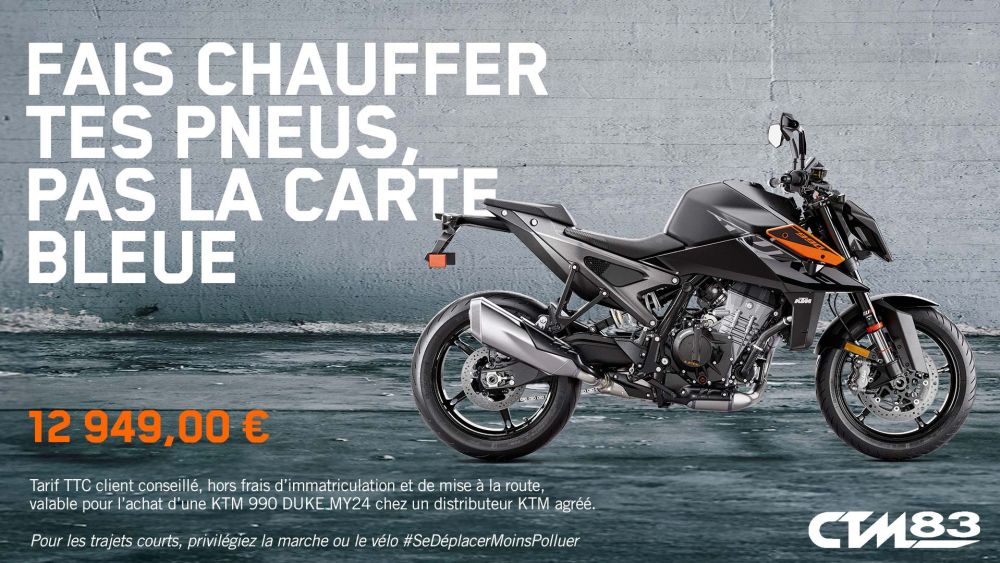 Promo ktm 990 duke offre remise